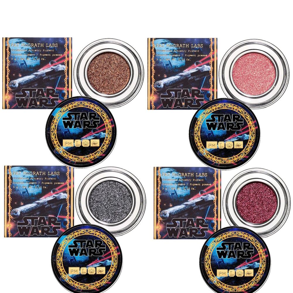 Pat McGrath 4x Star Wars Chromaluxe Artistry Pigment Smugglers Spice +More NIB